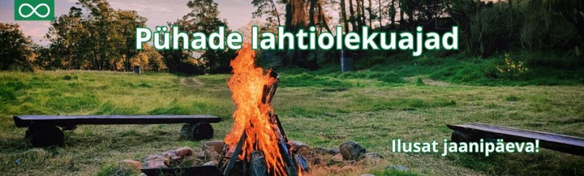 Pühade lahtiolekuajad